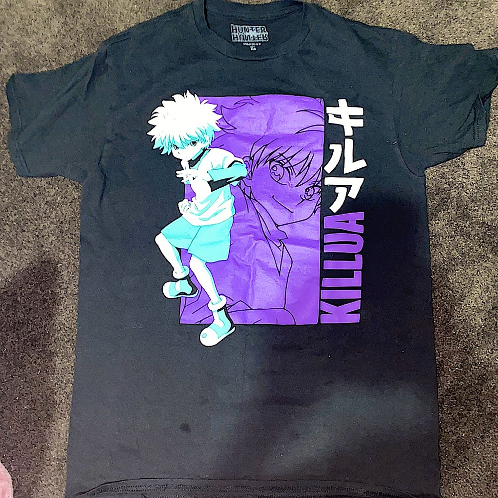 HUNTERXHUNTER KILLUA SHIRT💜🤍